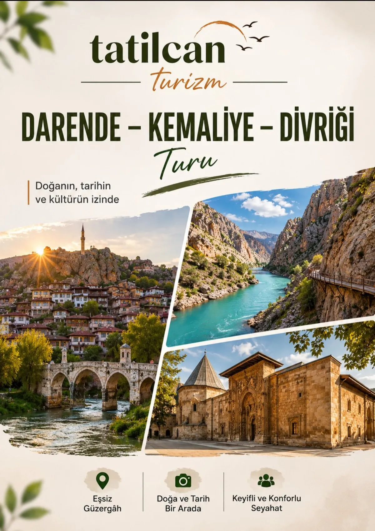 Darende-Kemaliye-Divriği Turu background